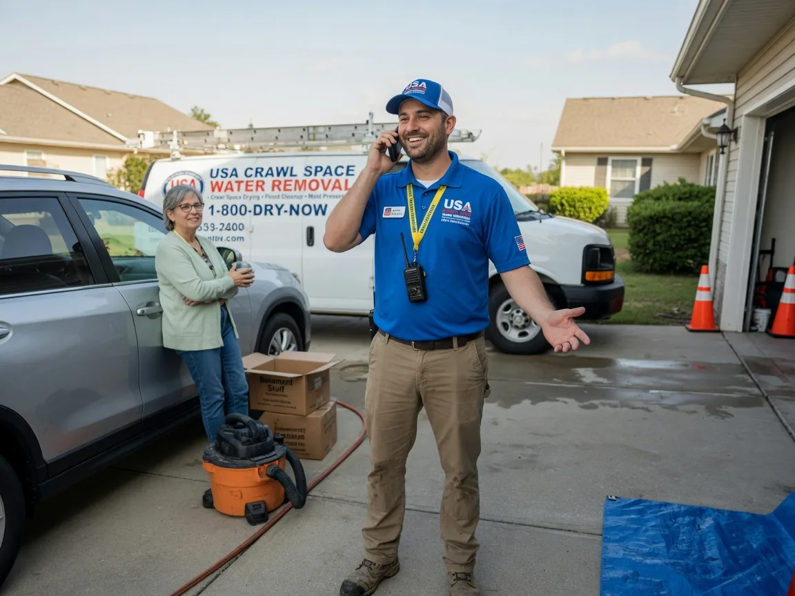 Crawl Space Water Removal New Burnside, IL FAQs